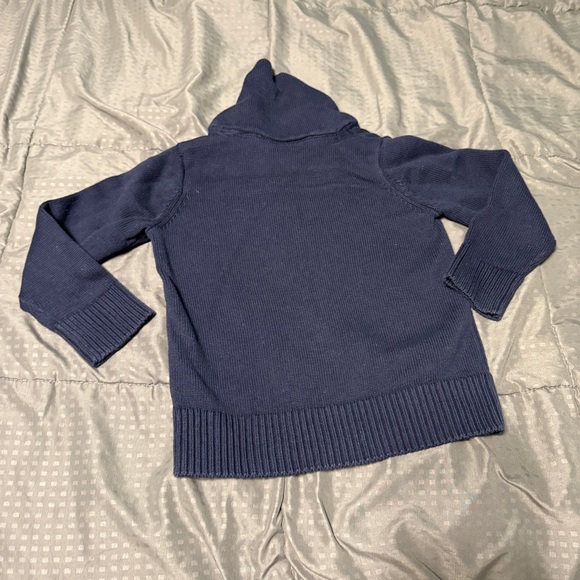 The Children's Place Holiday Christmas Tree Bear Sweater Blue Kids Size 4T - Picture 7 of 7